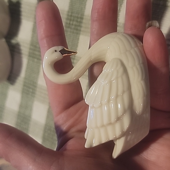 LENOX ivory fine China animal figures trimmed in gold dolphin and elephant left - Picture 14 of 16